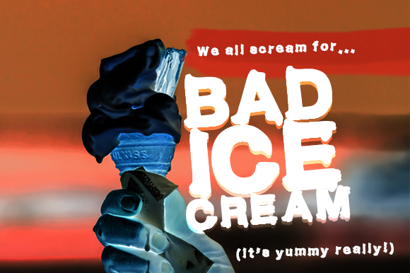 Bad Ice Cream: A Bold Display Font for Creative Branding