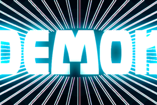 BD Demon: A Bold Typographic Statement