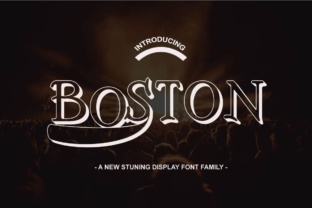 Boston Family Font: A Display Type for Editorial Impact