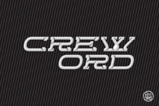 Creword: A Bold Display Font for Editorial Design