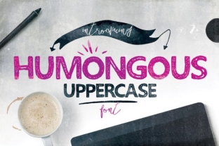 Humongous: A Bold Display Font for Editorial Design
