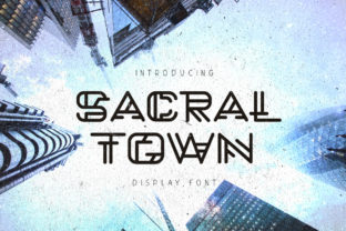 Sacral Town: A Display Font for Bold Campaigns