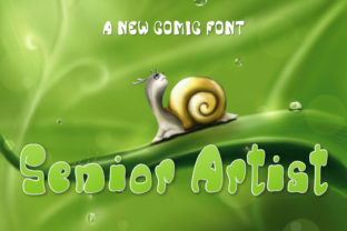 Senior Artist Font: A Timeless Choice for Handmade Creators
