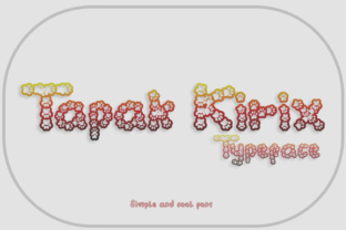 Tapak Kirix: A Display Font for Creative Craft Projects